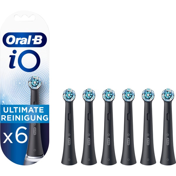 Oral-B Oral-B IO Ultimative Reinigung 6er, Aufsteckbürste Schwarz