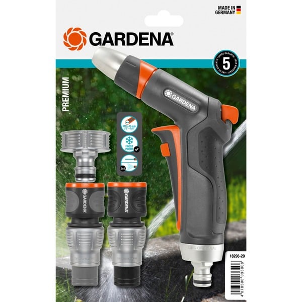 GARDENA Premium Grundausstattung, 5-teilig, 13mm und Spritze (1/2\