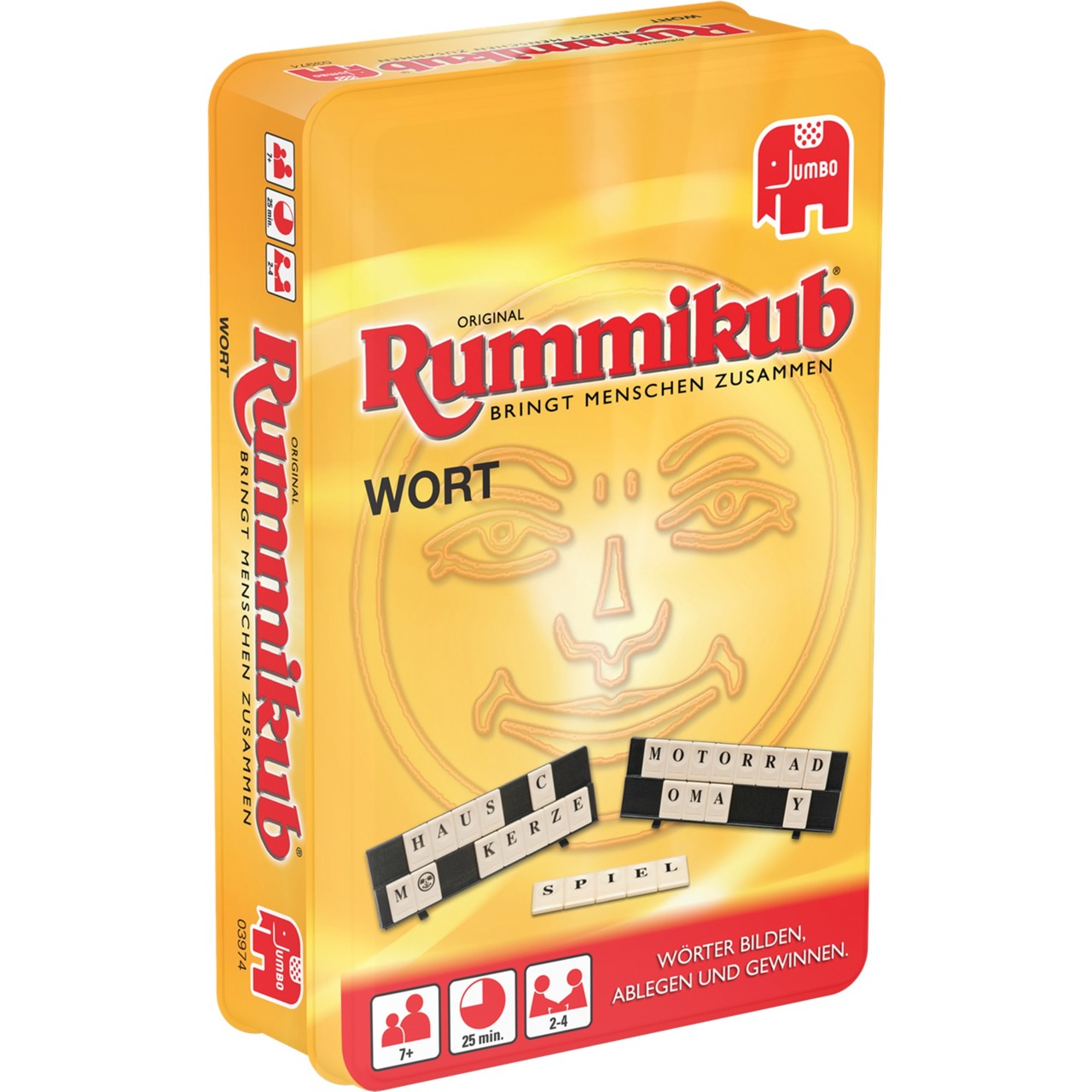 Image of Alternate - Original Rummikub Wort Kompakt in Metalldose, Brettspiel online einkaufen bei Alternate