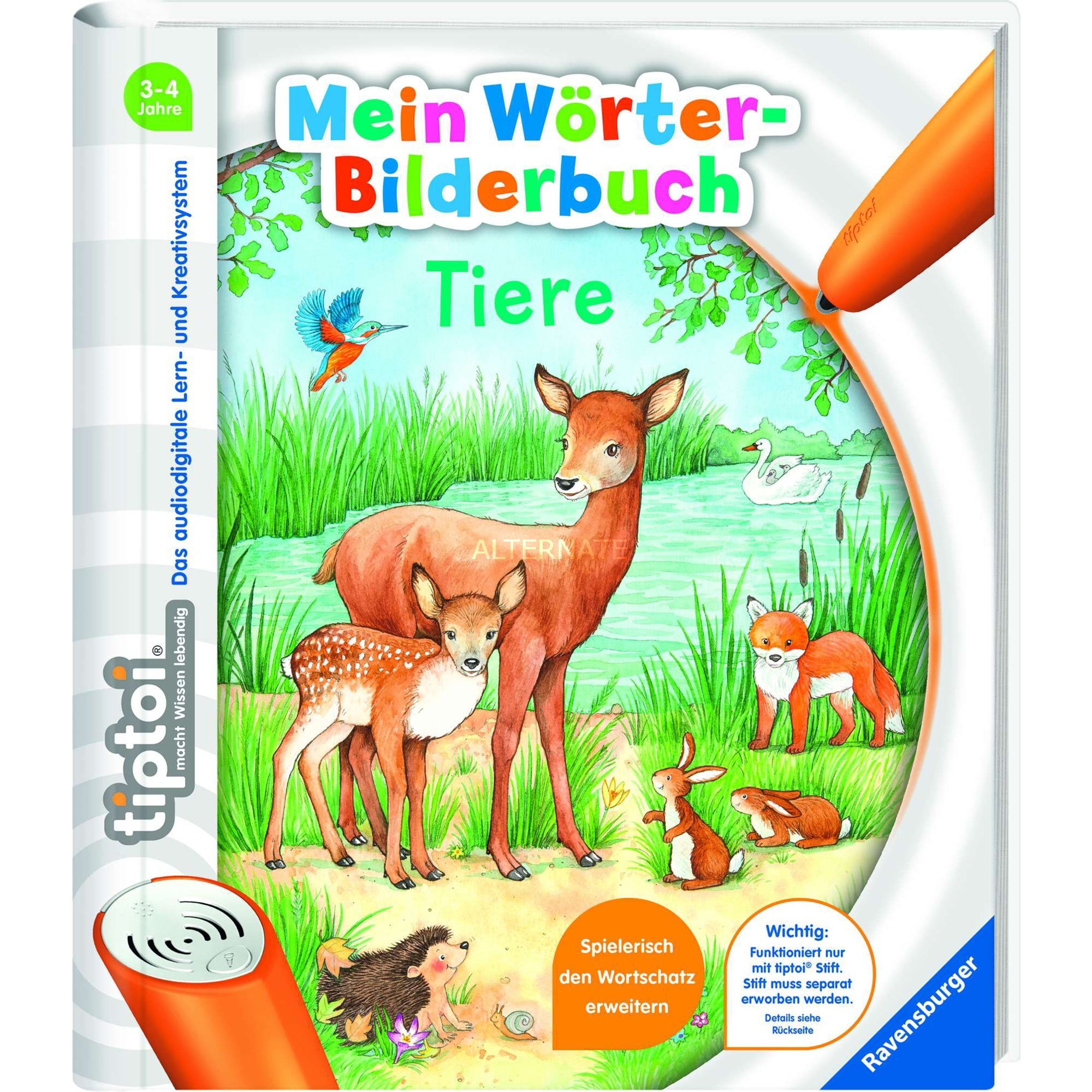 Image of Alternate - tiptoi Mein Wörter-Bilderbuch Tiere, Lernbuch online einkaufen bei Alternate