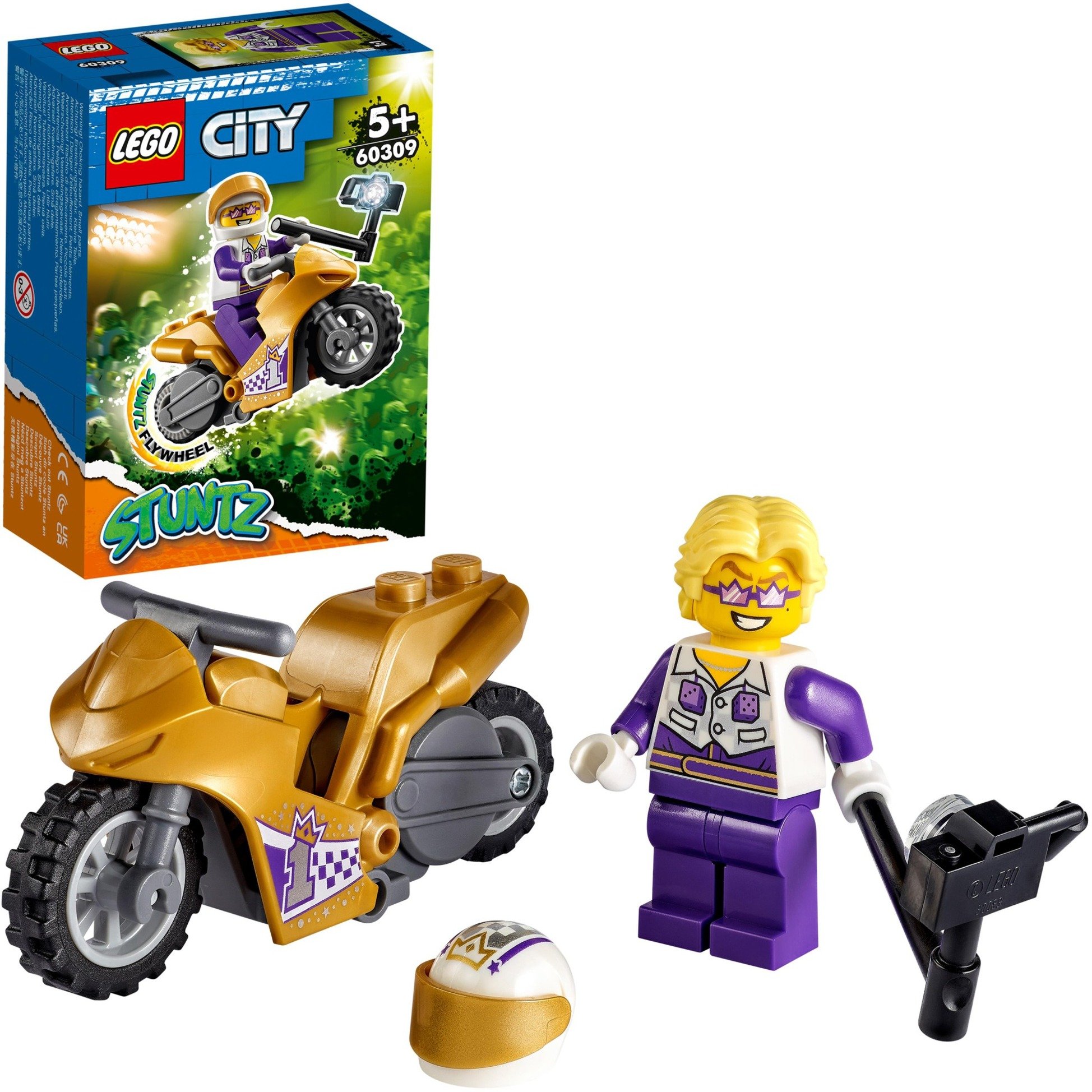 Image of Alternate - 60309 City Stuntz Selfie-Stuntbike, Konstruktionsspielzeug online einkaufen bei Alternate