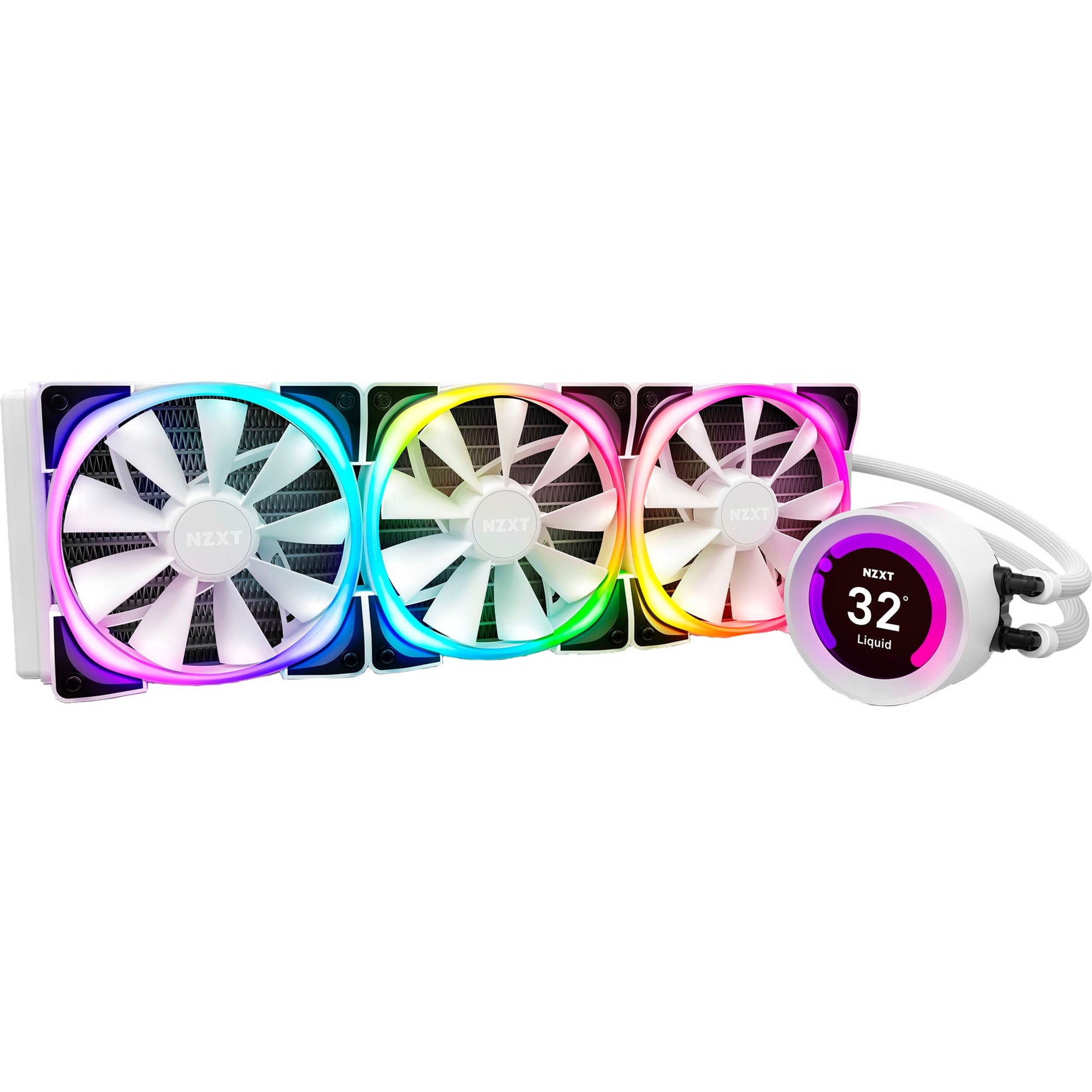 Image of Alternate - Kraken Z73 RGB White 360mm, Wasserkühlung online einkaufen bei Alternate