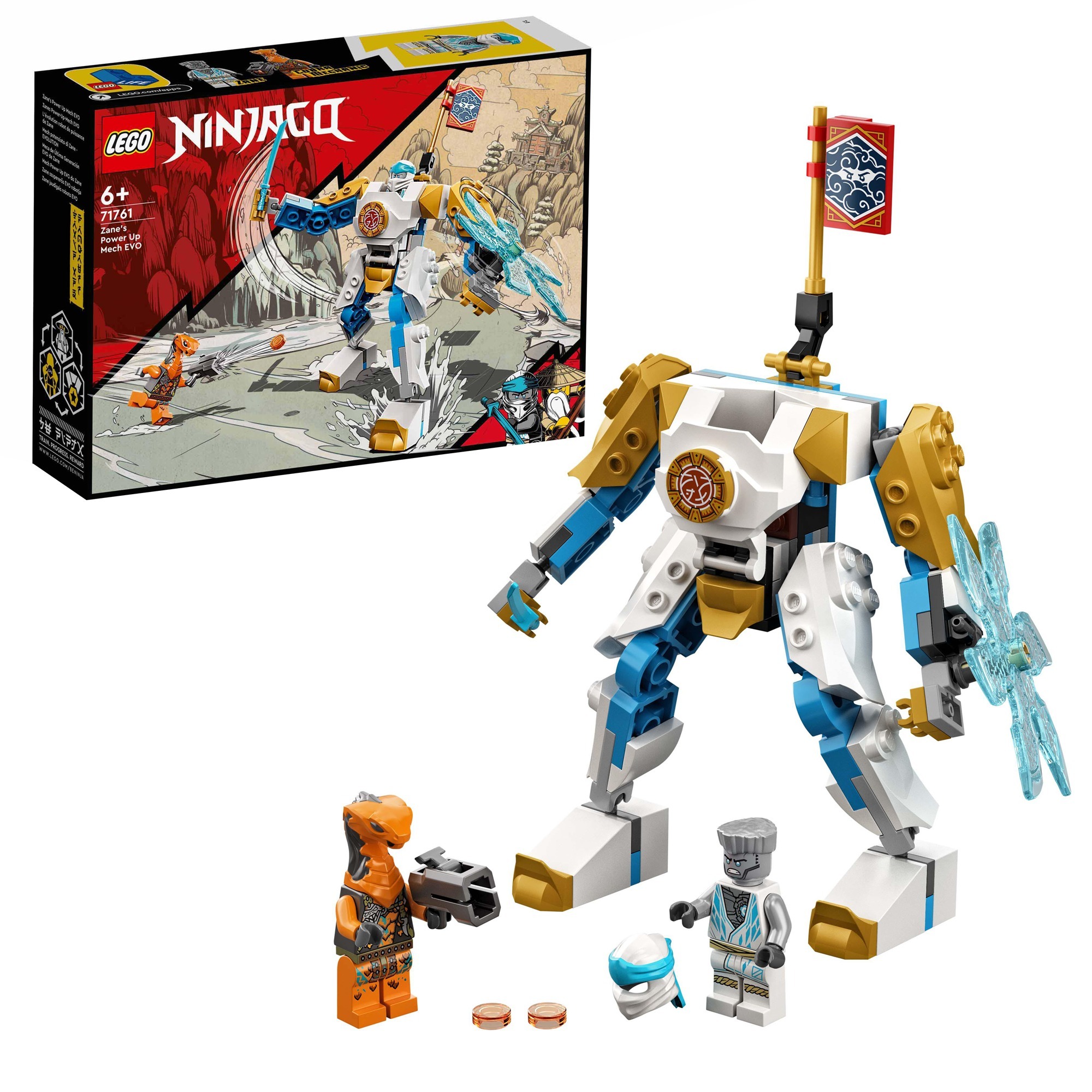 Image of Alternate - 71761 NINJAGO Zanes Power-Up-Mech EVO, Konstruktionsspielzeug online einkaufen bei Alternate