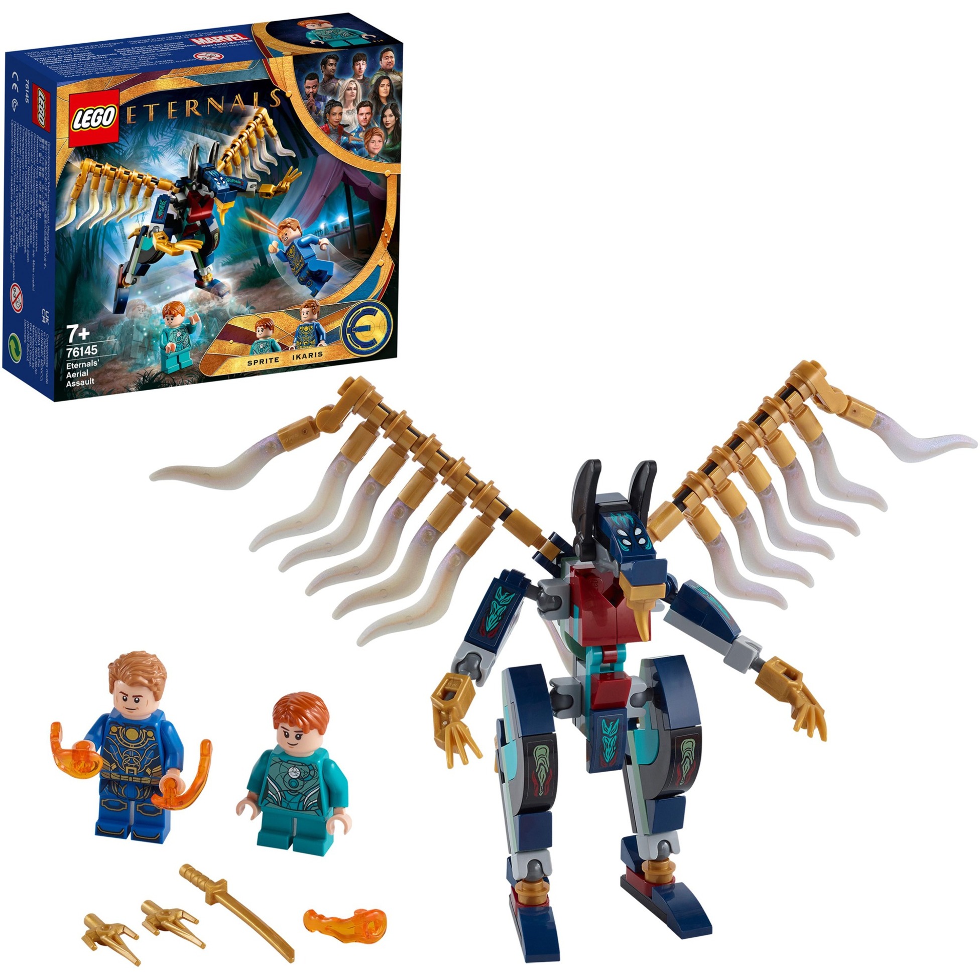 Image of Alternate - 76145 Marvel Super Heroes - Luftangriff der Eternals, Konstruktionsspielzeug online einkaufen bei Alternate