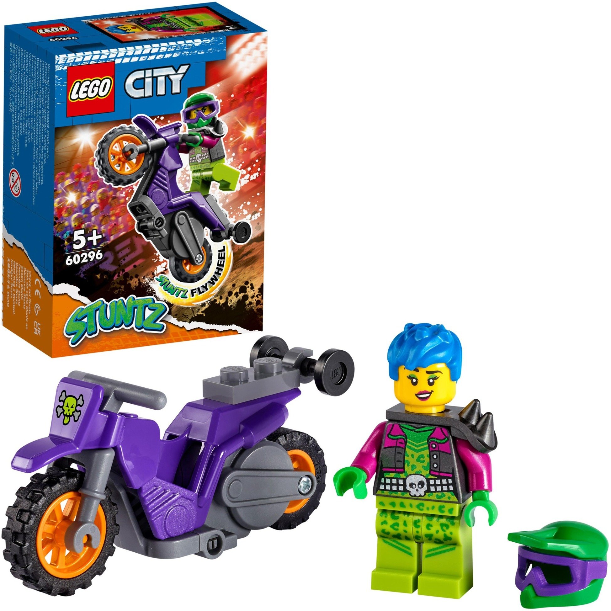 Image of Alternate - 60296 City Stuntz Wheelie-Stuntbike, Konstruktionsspielzeug online einkaufen bei Alternate