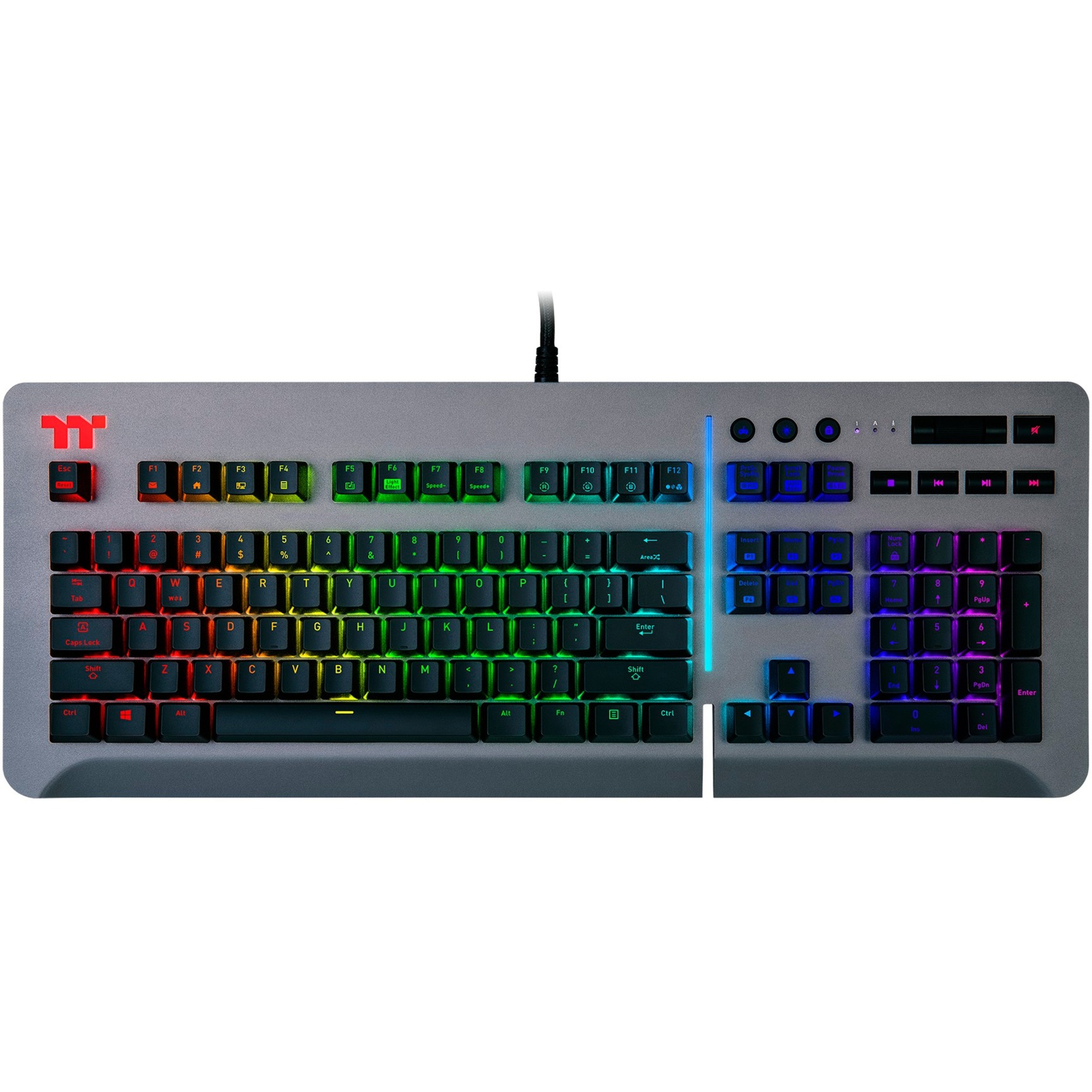 Image of Alternate - TT Level 20 RGB Cherry Silver Switch, Gaming-Tastatur online einkaufen bei Alternate