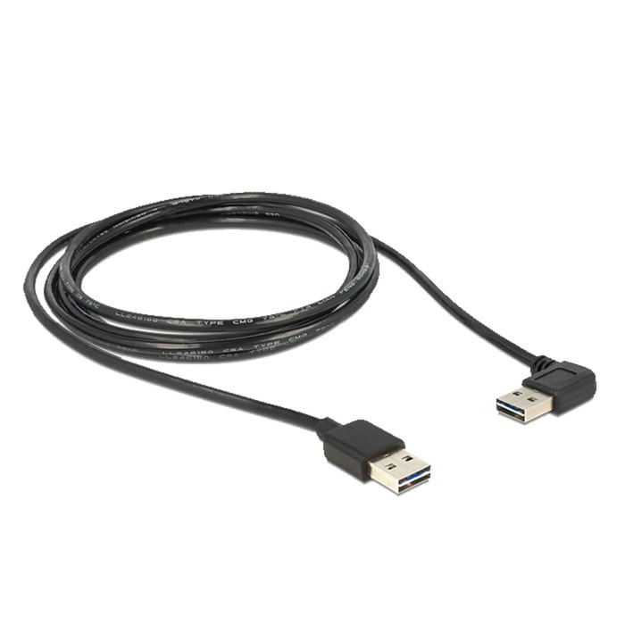 Image of Alternate - USB 2.0 A-A 90° Easy USB, Kabel online einkaufen bei Alternate