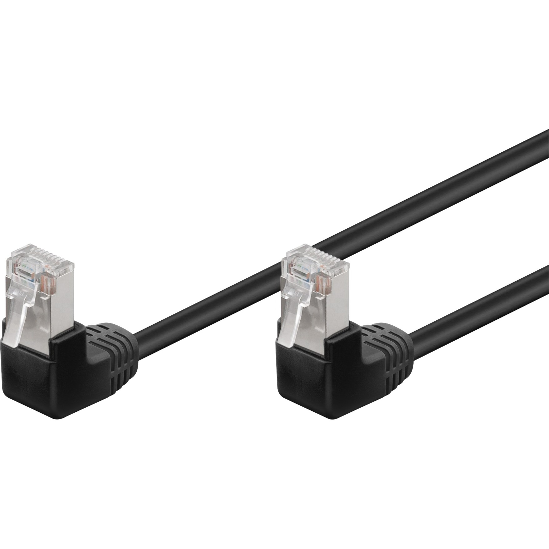 Image of Alternate - Patchkabel RJ-45 90°-Stecker > RJ-45 90°-Stecker online einkaufen bei Alternate