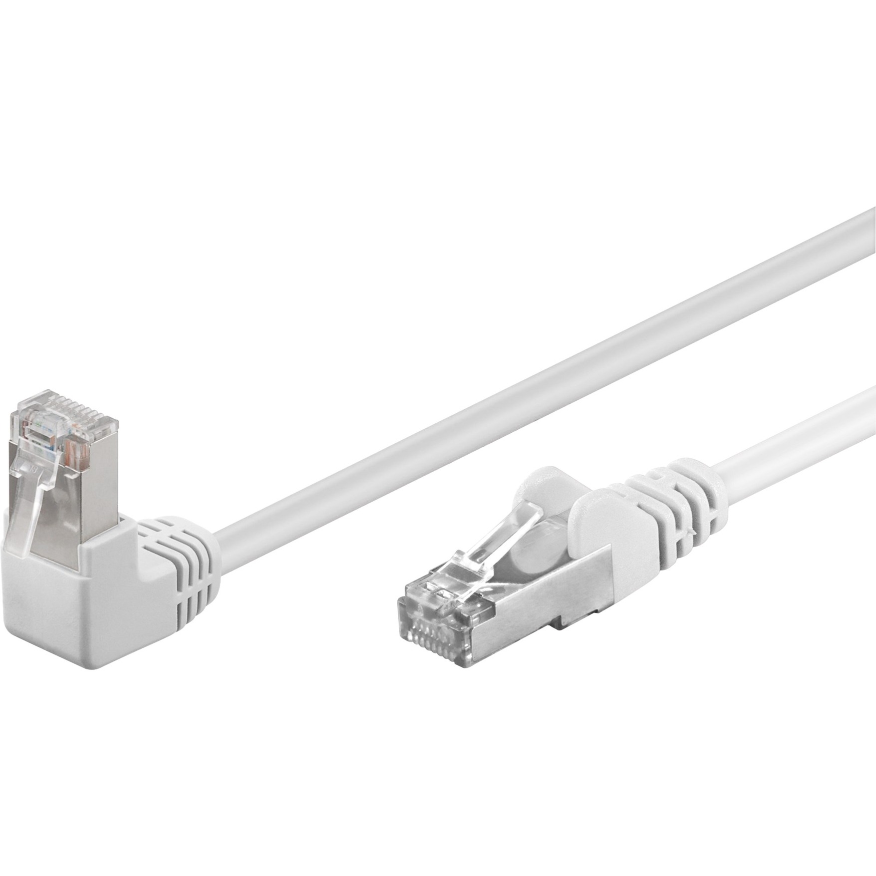 Image of Alternate - Patchkabel RJ-45 90°-Stecker > RJ-45 Stecker online einkaufen bei Alternate