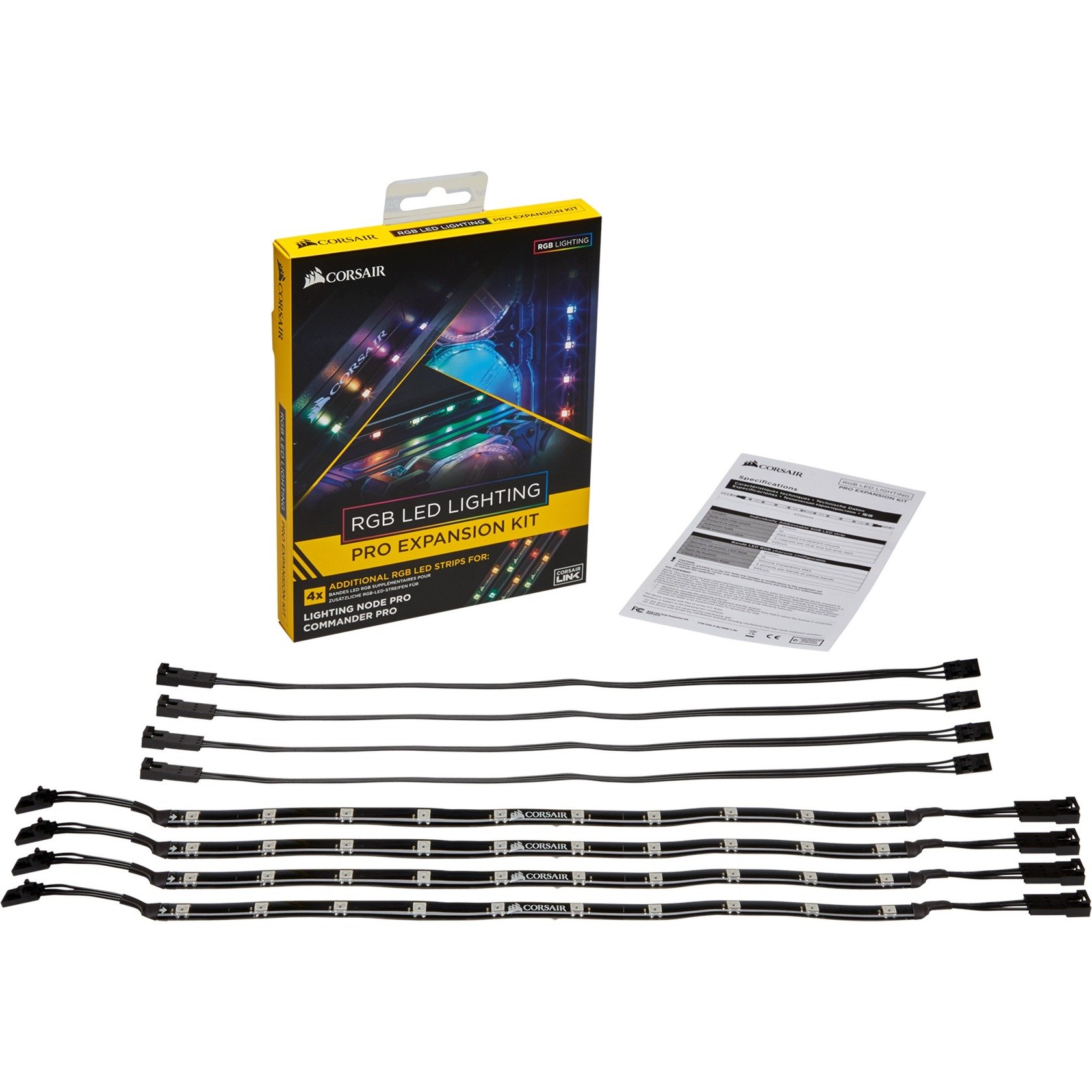 Image of Alternate - RGB LED Lighting PRO Expansion Kit, LED-Streifen online einkaufen bei Alternate