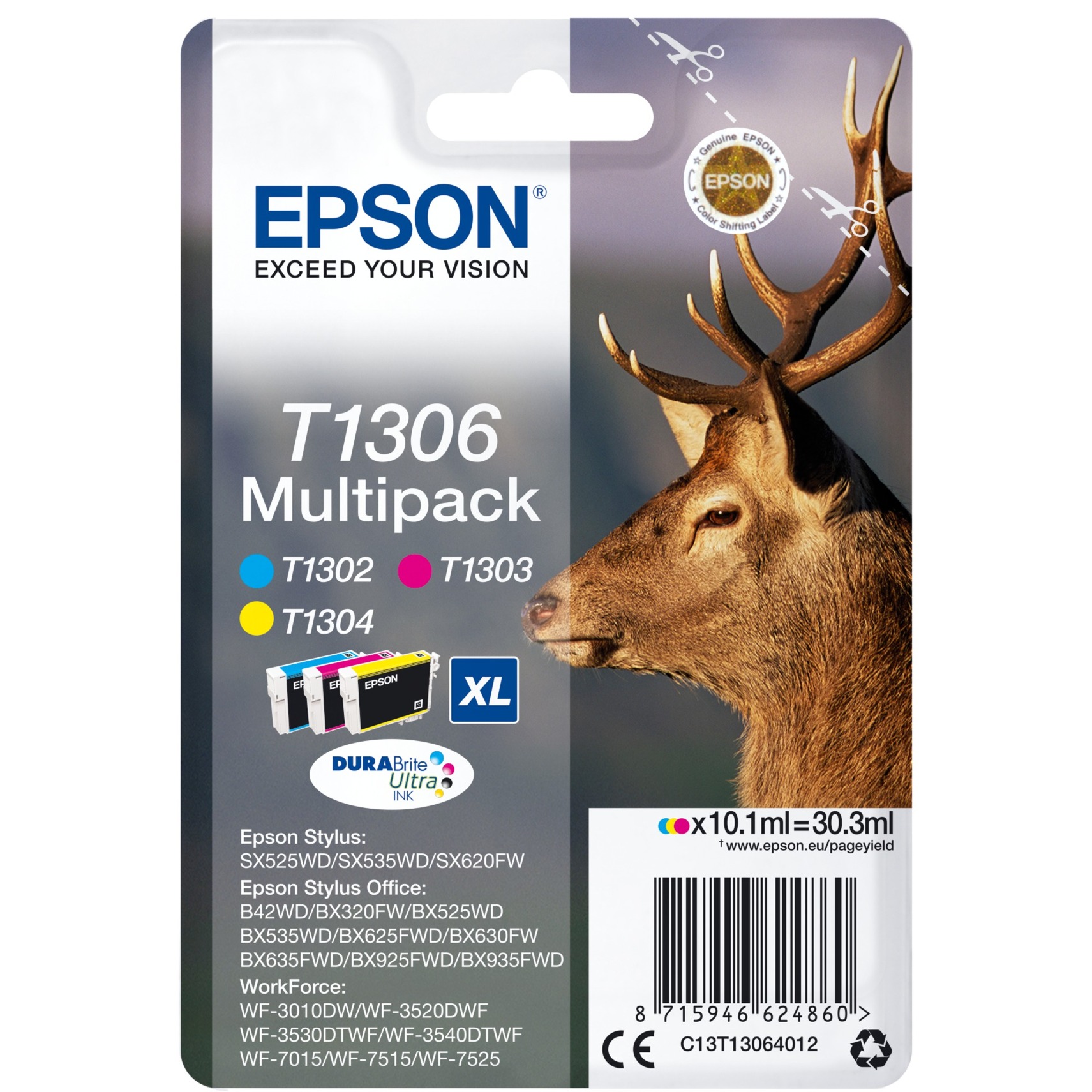 Image of Alternate - Tinte Multipack T1306XL (C13T13064012) online einkaufen bei Alternate